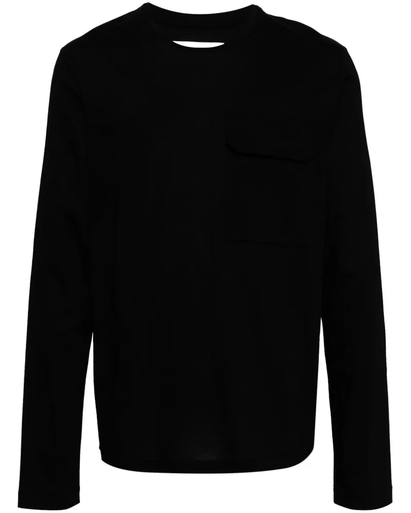 Jil Sander Klassisches T-Shirt - Schwarz Schwarz