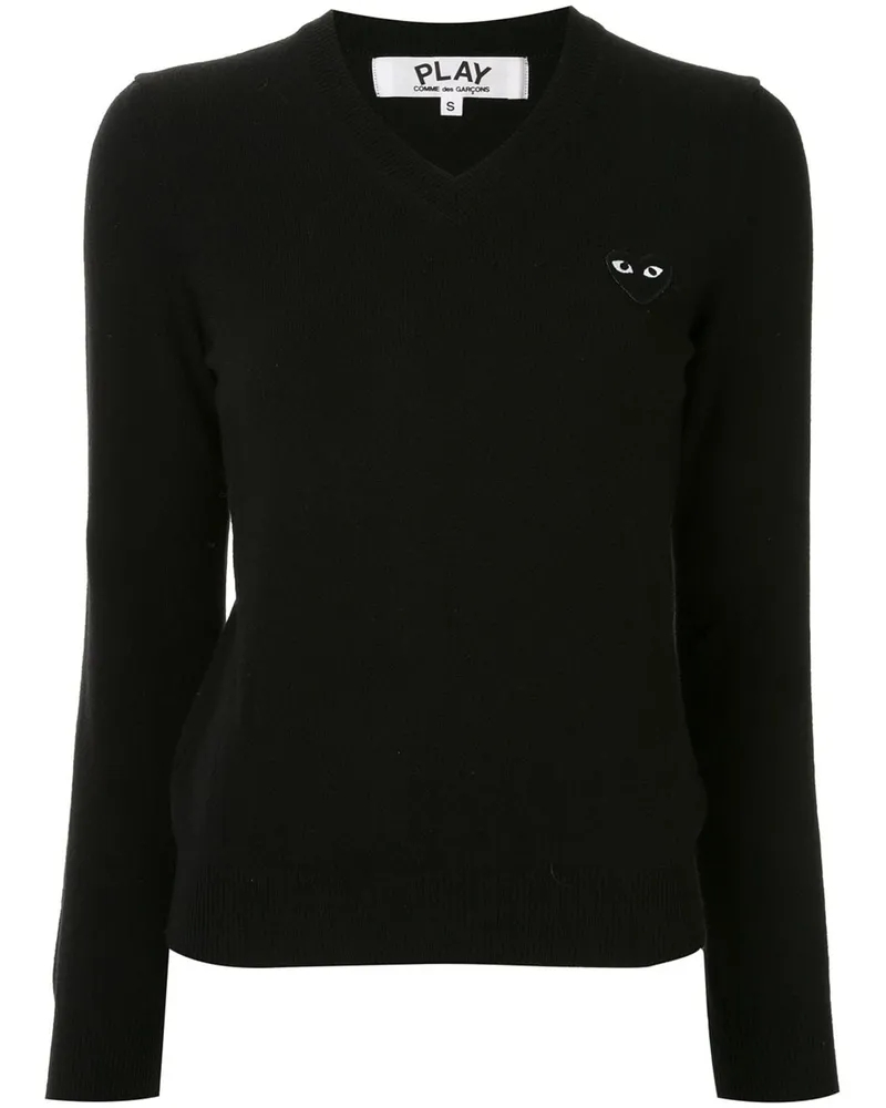 Comme des Garçons Pullover mit Logo-Stickerei - Schwarz Schwarz