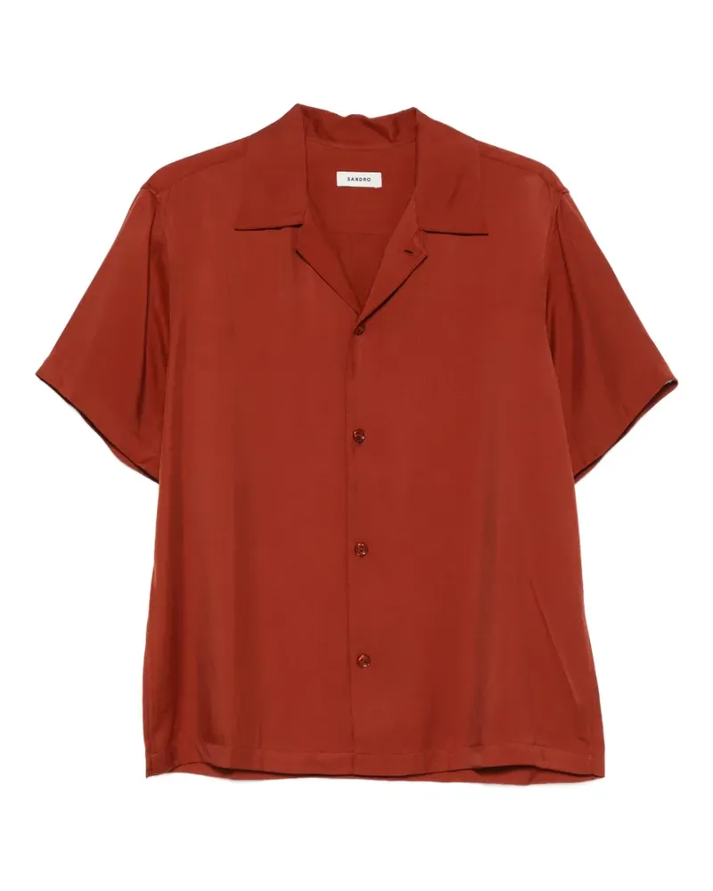 Sandro camp-collar shirt - Rot Rot