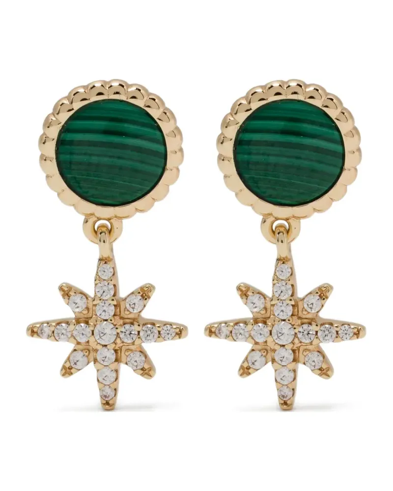 APM Monaco Malachite Météorites Ohrringe - Gold Gold