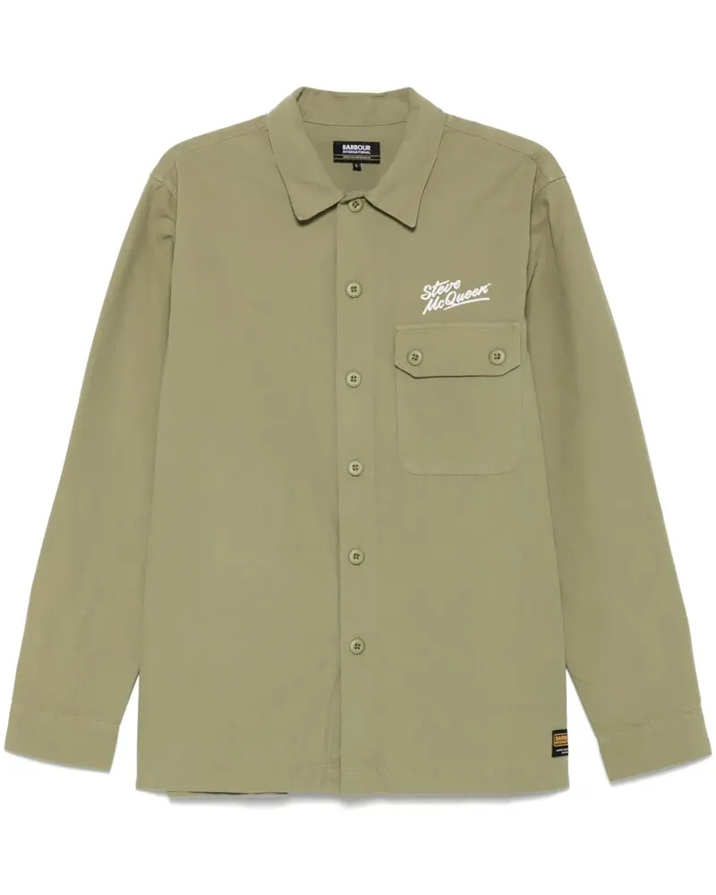 Barbour Morand Hemdjacke - Grün Grün
