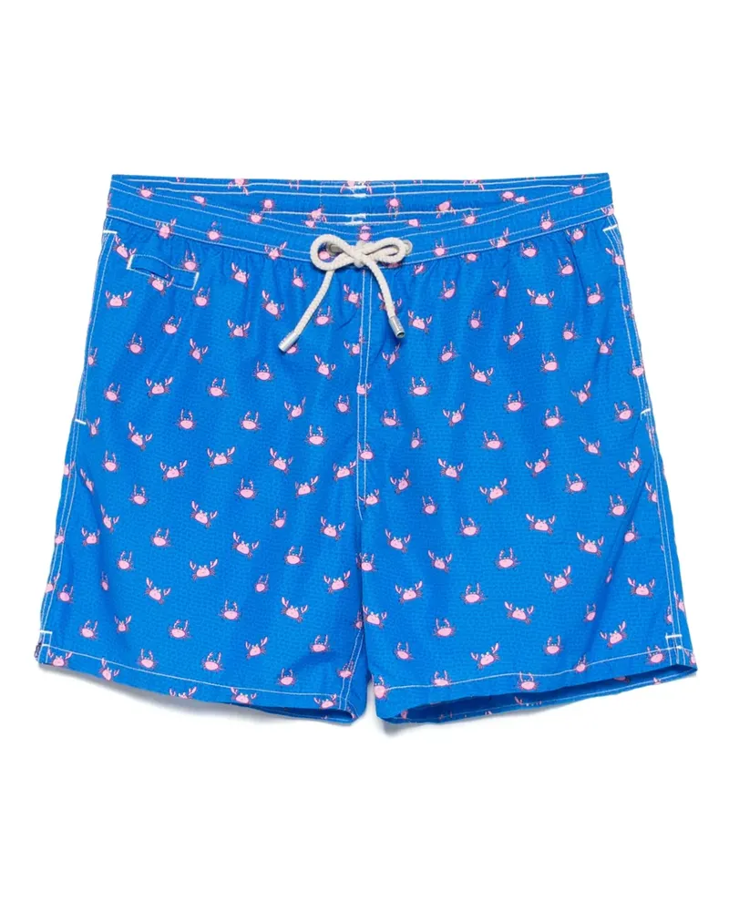 MC2 Saint Barth Badeshorts mit grafischem Print - Blau Blau