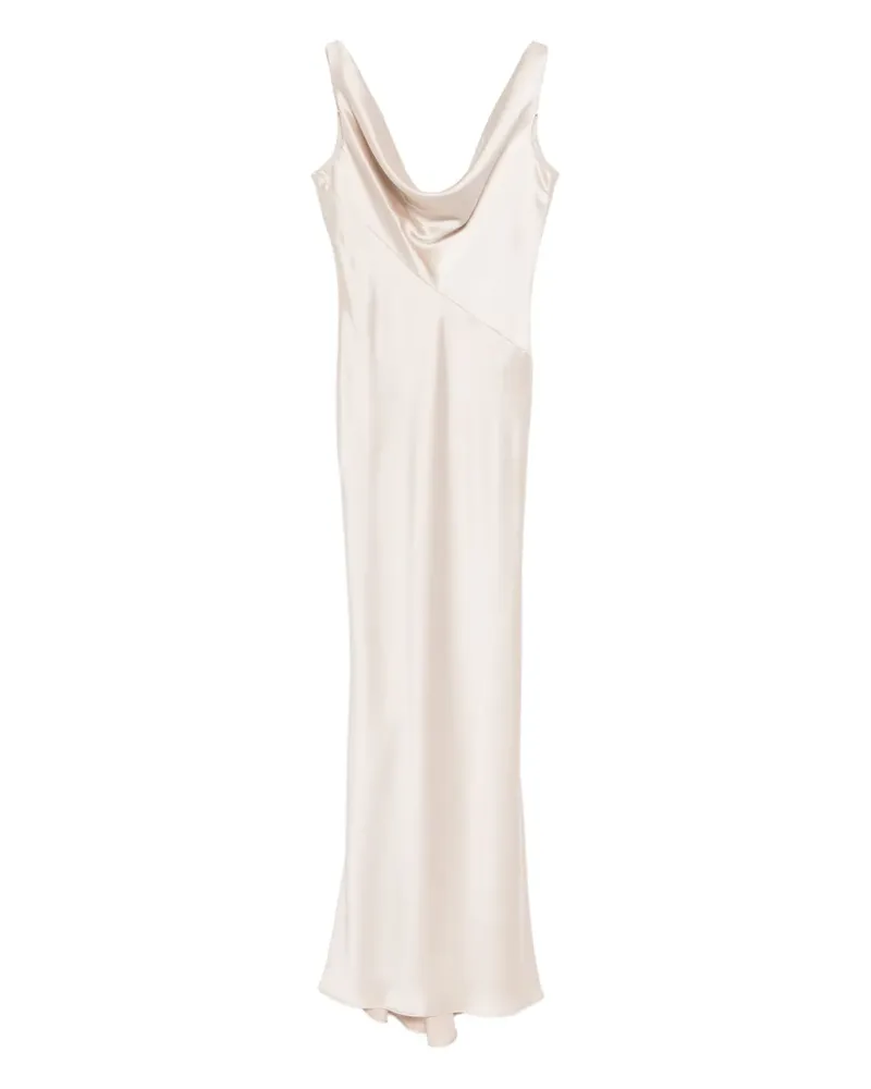 Amsale Abendkleid aus Satin - Nude Nude