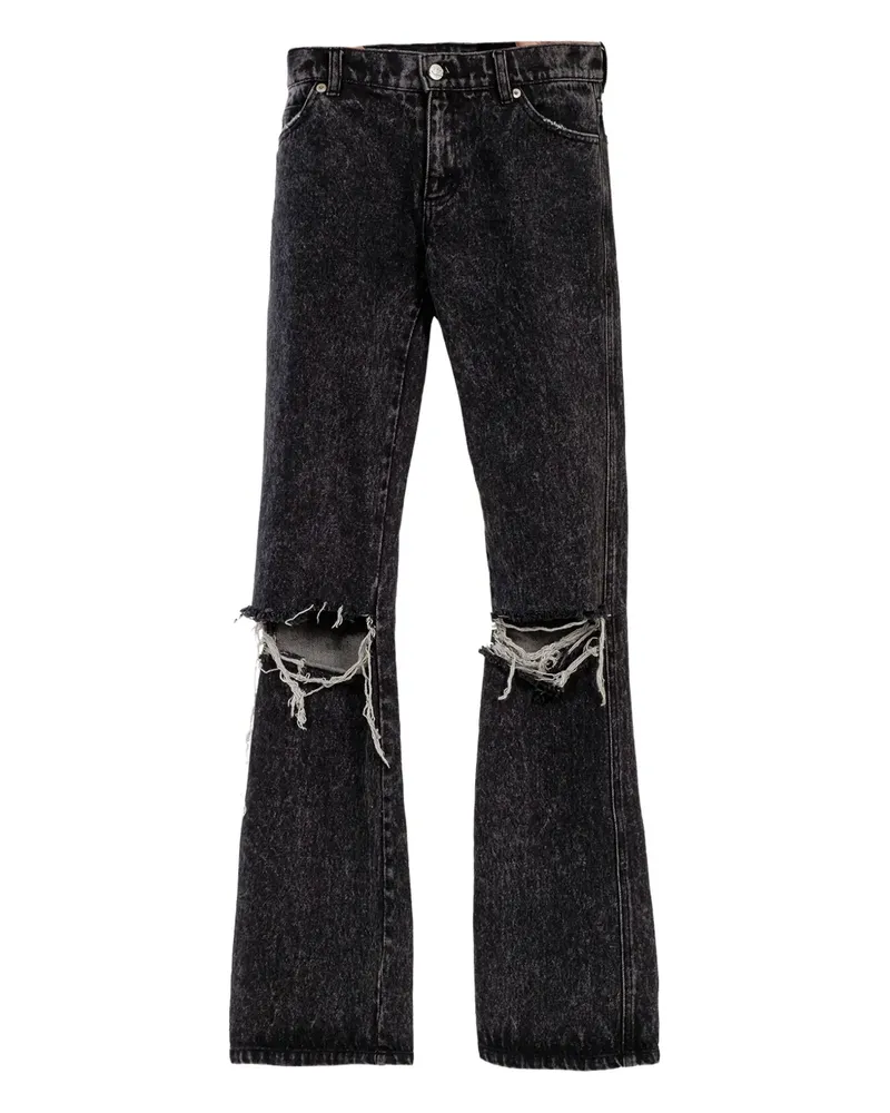 Natasha Zinko distressed jeans - Schwarz Schwarz