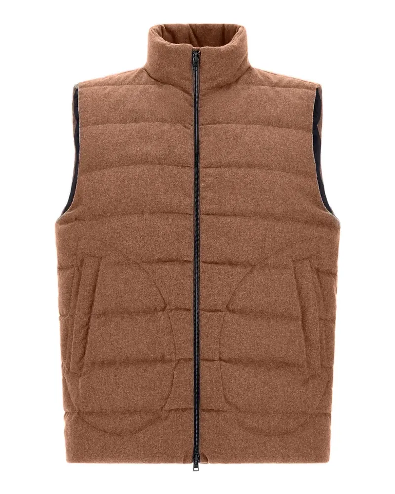 Herno Lo Smanicato Steppweste - Braun Braun