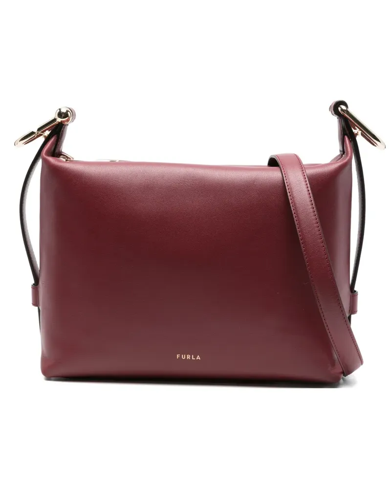 Furla Mittelgroße Tonie Schultertasche - Rot Rot