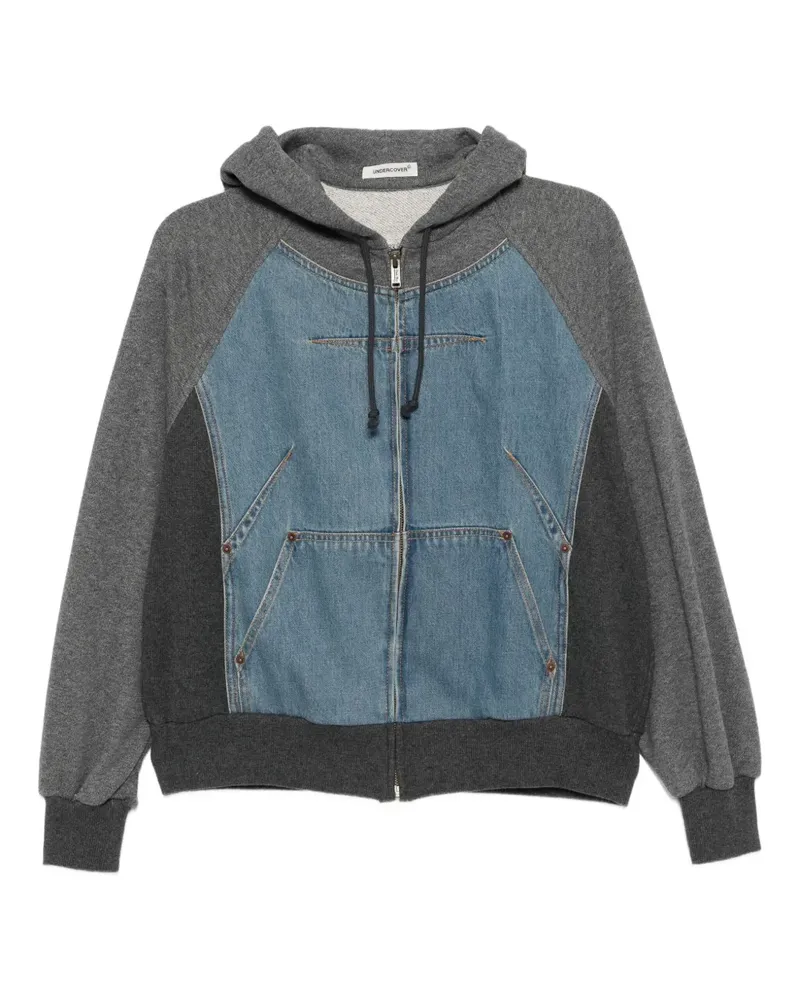 Undercover Jacke im Patchwork-Look - Blau Blau