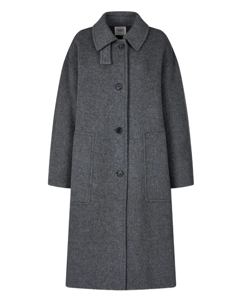 STUDIO TOMBOY Melierter Mantel - Grau Grau