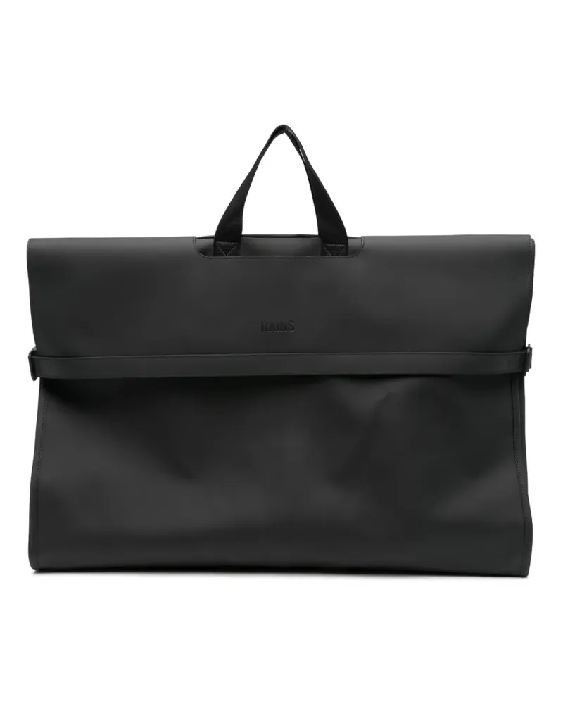 RAINS Wasserdichter OTG Tote Bag - Schwarz Schwarz