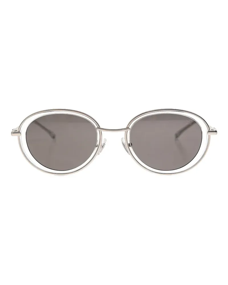 Diesel oval-frame sunglasses - Silber Silber