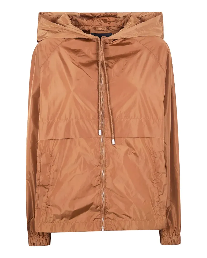 Semicouture hooded zip-up jacket - Braun Braun