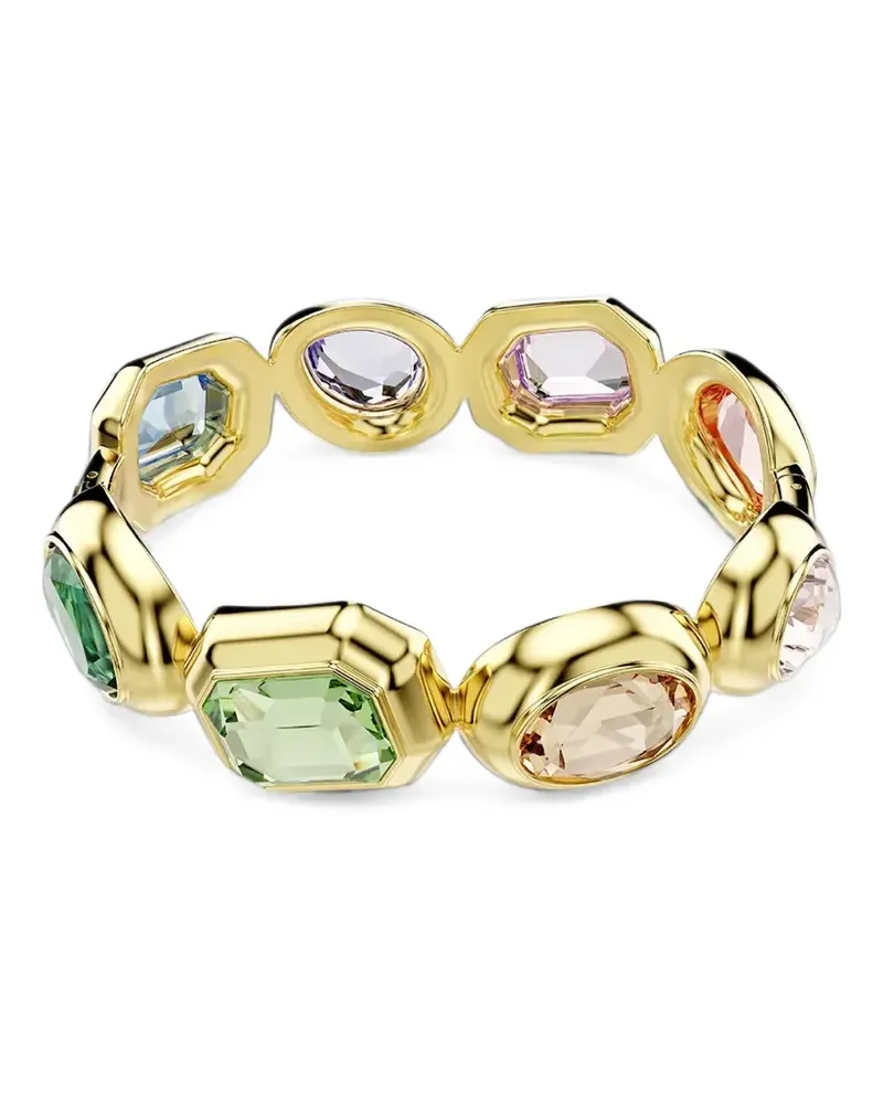 Swarovski Gema crystal-embellished rigid bracelet - Gold Gold