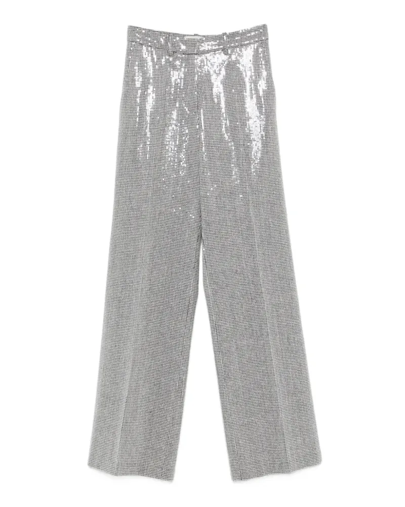 Ermanno Scervino Hose mit Hahnentrittmuster - Grau Grau