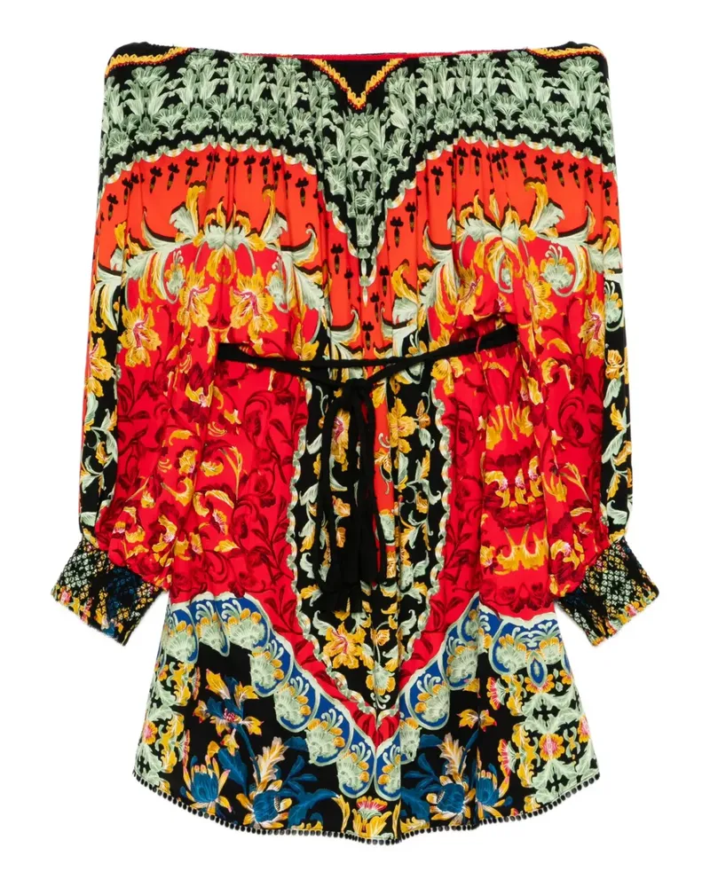 Alice + Olivia Artemis Minikleid - Rot Rot