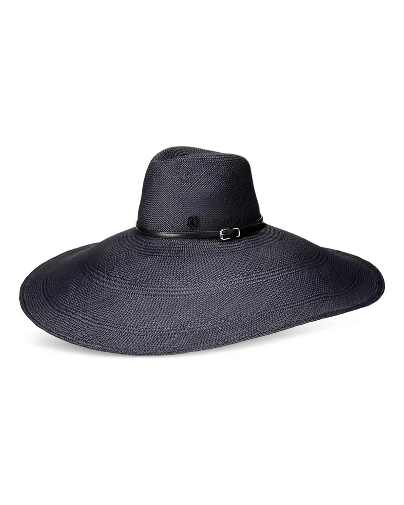 Maison Michel Wanda Hut mit Schnalle - Blau Blau