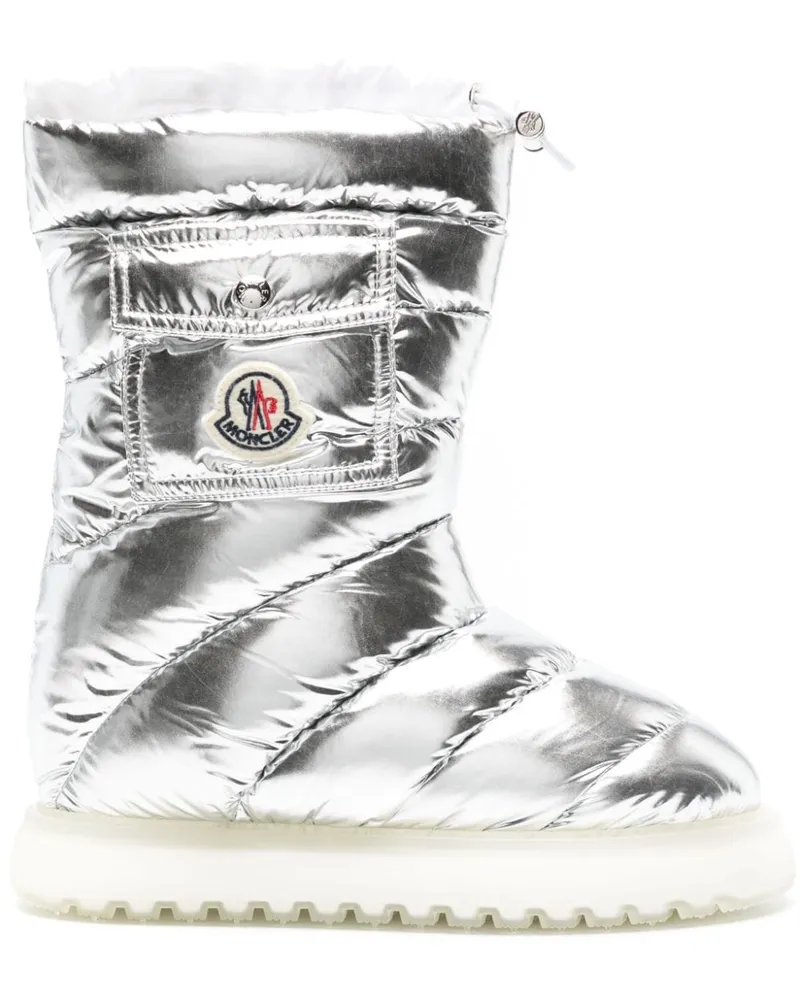 Moncler Gaia Schneestiefel - Silber Silber