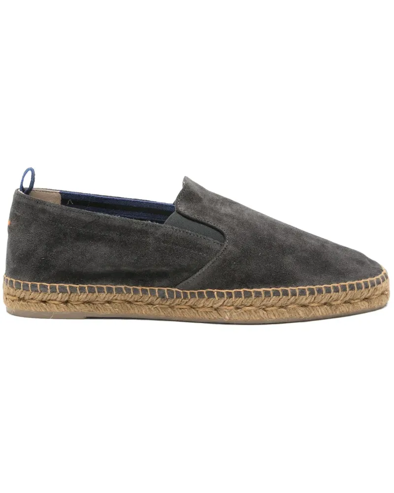 Castañer Espadrilles aus Wildleder - Schwarz Schwarz