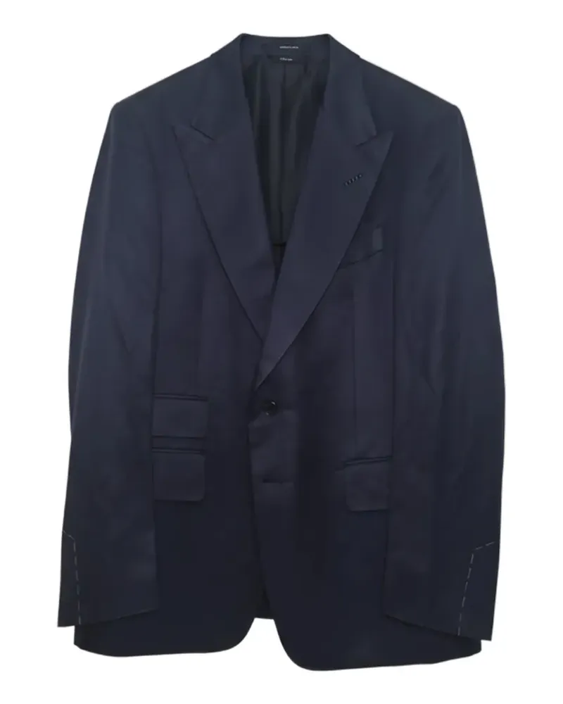 Tom Ford Einreihiges Sakko - Blau Blau