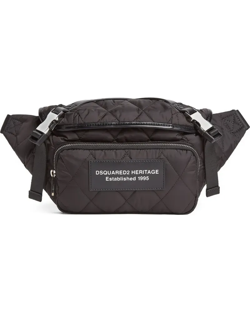 Dsquared2 Gesteppte Gürteltasche - Braun Braun