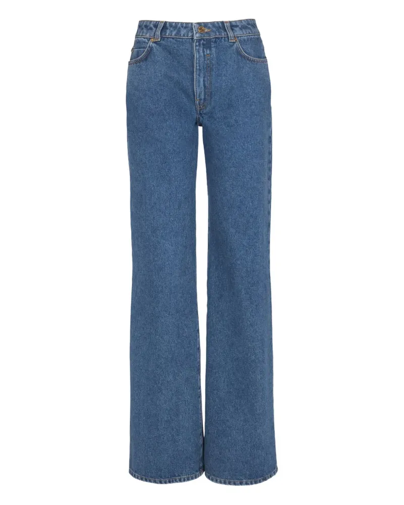 Balmain Ausgestellte Jeans - Blau Blau