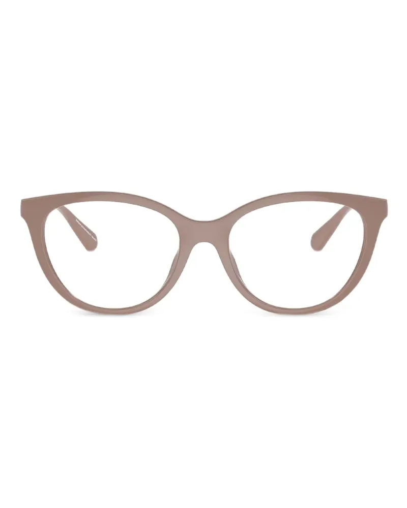 Emporio Armani Sonnenbrille mit Cat-Eye-Gestell - Rot Rot