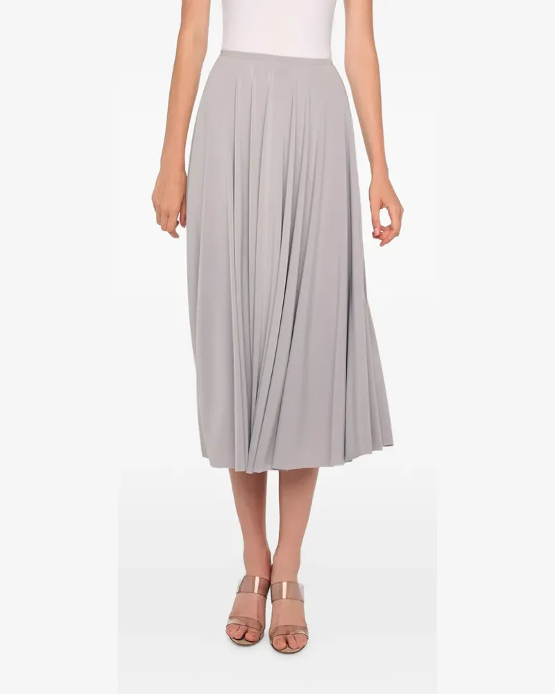 Norma Kamali flared skirt - Grau Grau