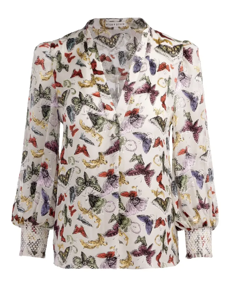 Alice + Olivia Sheila Bluse - Nude Nude