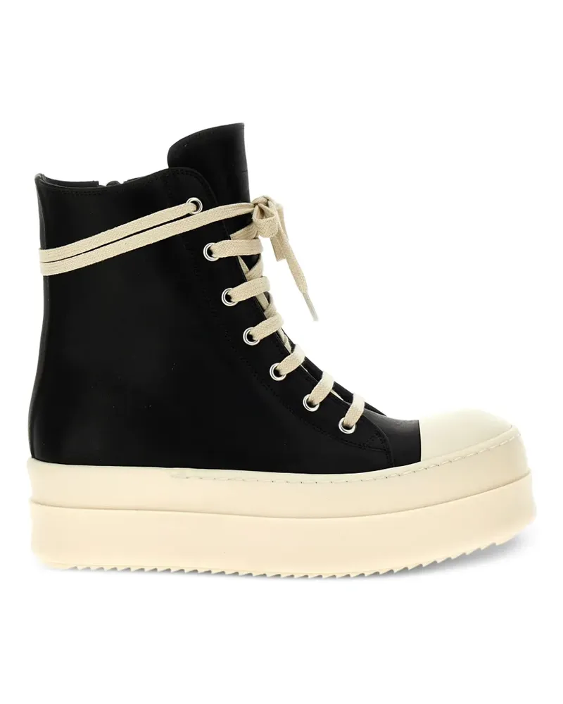 Rick Owens Mega Bumper leather sneakers - Schwarz Schwarz