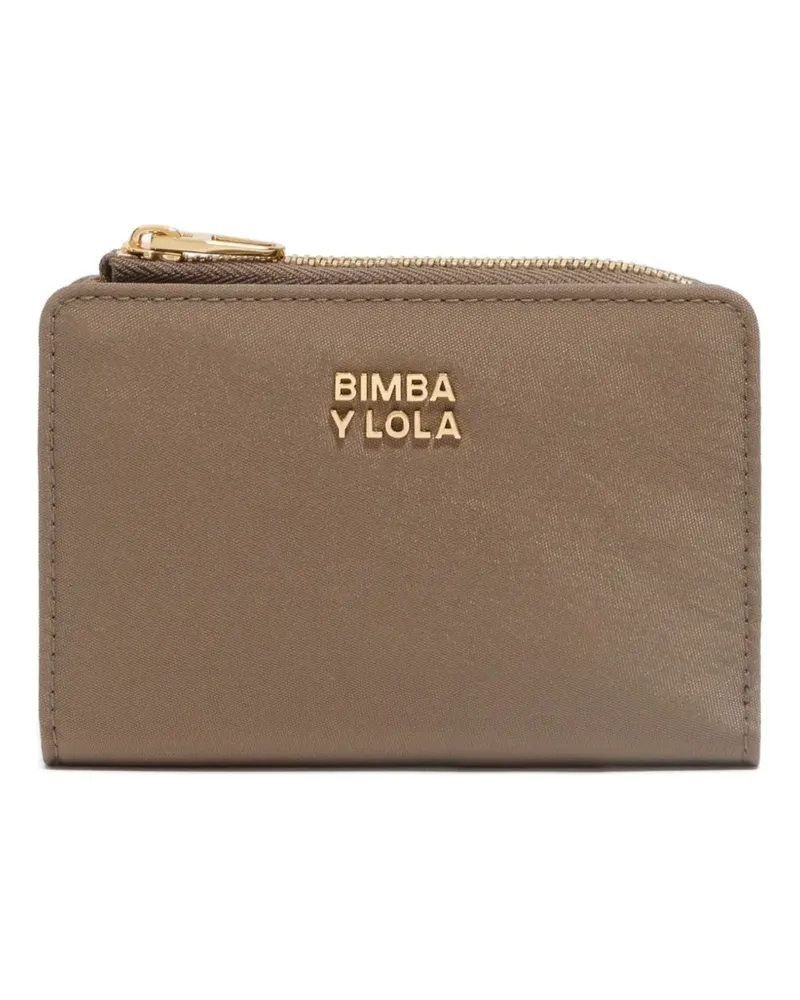 BIMBA Y LOLA Portemonnaie mit Reißverschluss - Nude Nude