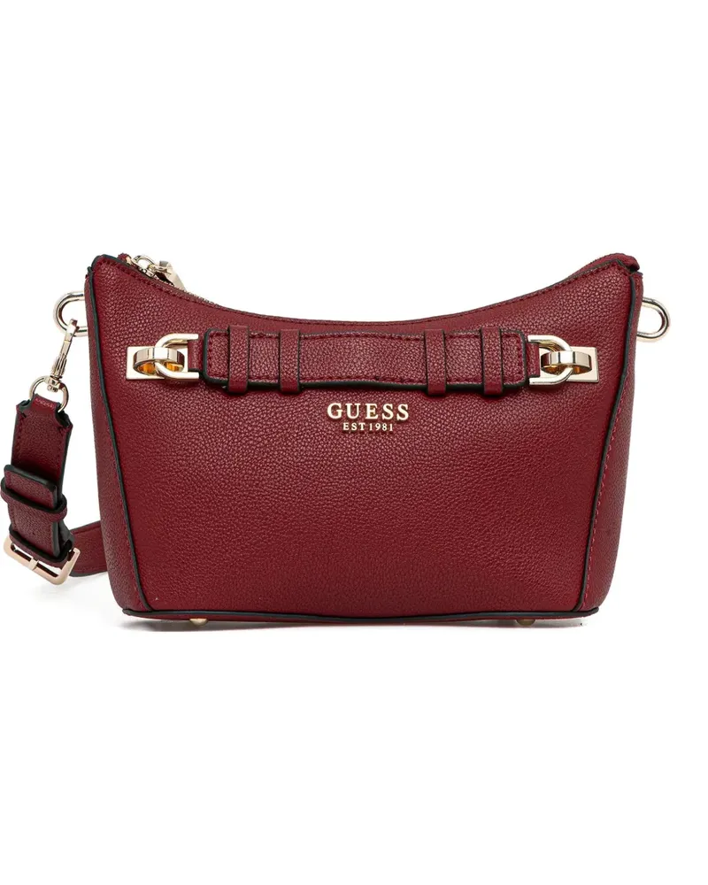 Guess logo-appliqué shoulder bag - Rot Rot