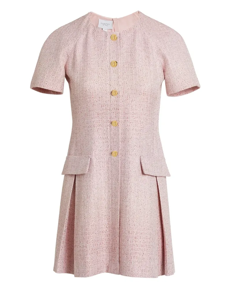 Giambattista Valli Minikleid mit geknöpfter Tasche - Rosa Rosa