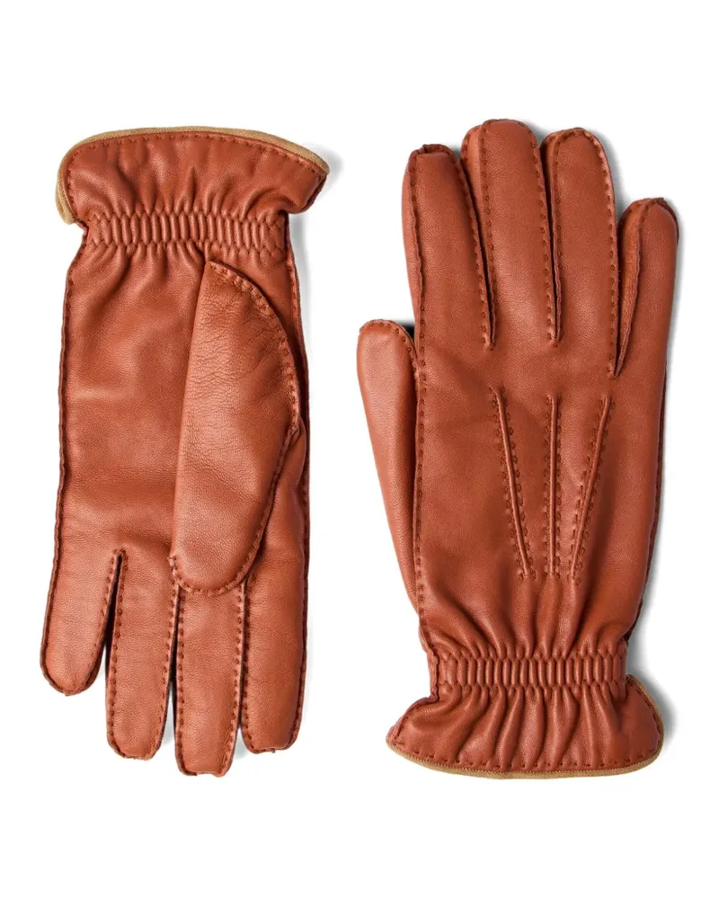 Brunello Cucinelli Handschuhe aus Nappaleder - Braun Braun