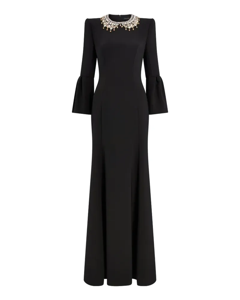 Jenny Packham Pueblo Kleid - Schwarz Schwarz