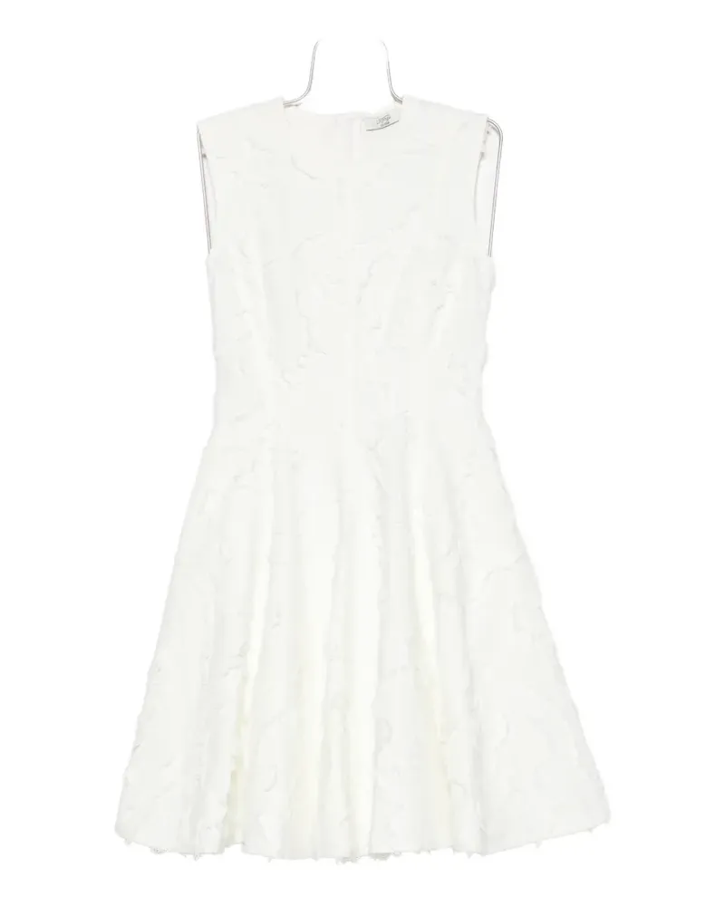 Erdem crew-neck mini dress - Nude Nude