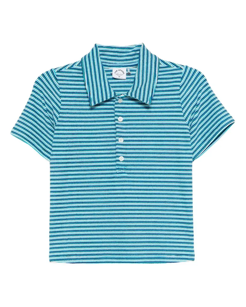 The Upside Poloshirt mit Logo-Stickerei - Blau Blau
