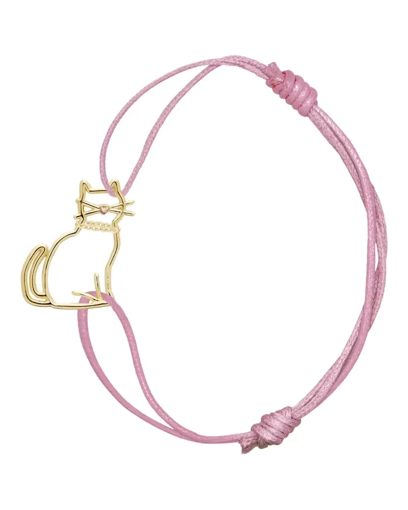 Aliita Miau Kordelarmband - Rosa Rosa