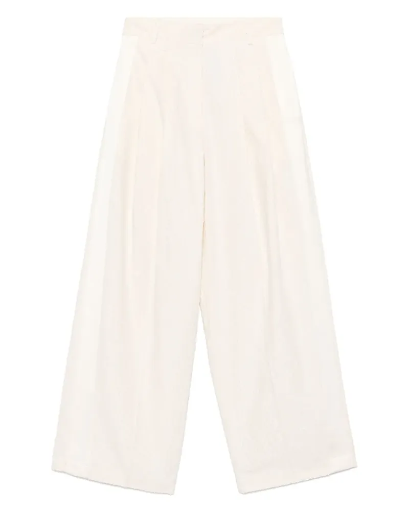 ALYSI Hose mit Jacquardmuster - Nude Nude