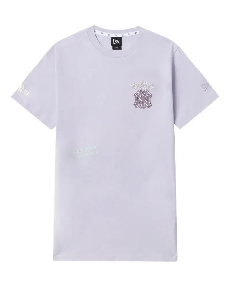 New Era x MLB NY Yankees T-Shirt mit Logo - Violett Violett