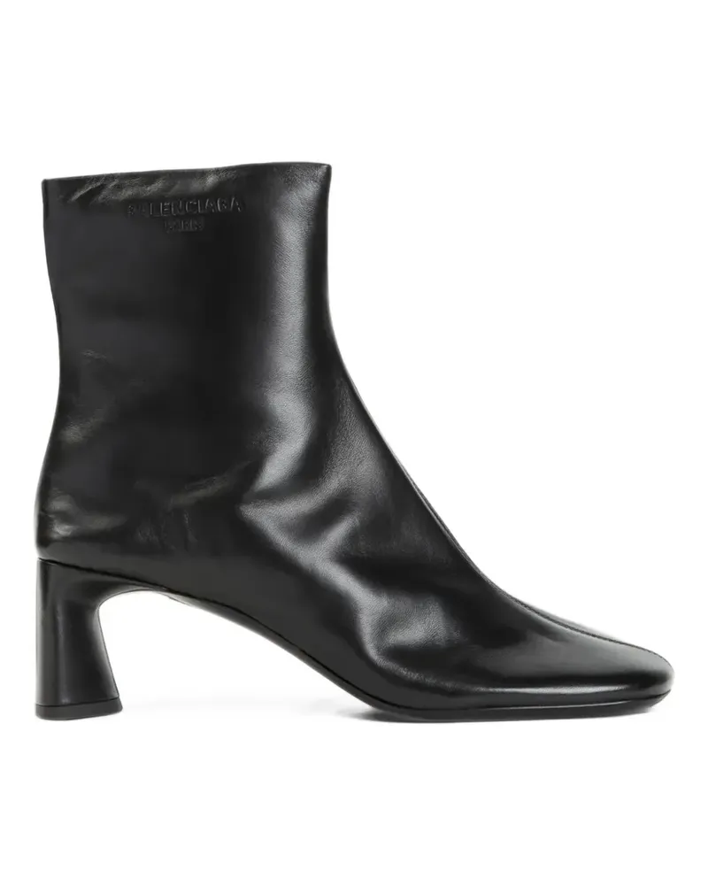 Balenciaga Duty Free logo-embossed ankle boots - Schwarz Schwarz
