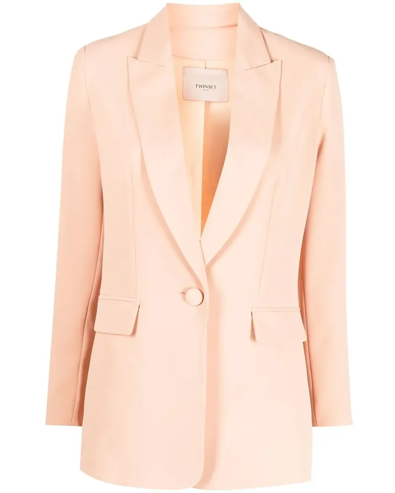 Twin-Set Einreihiger Blazer - Orange Orange