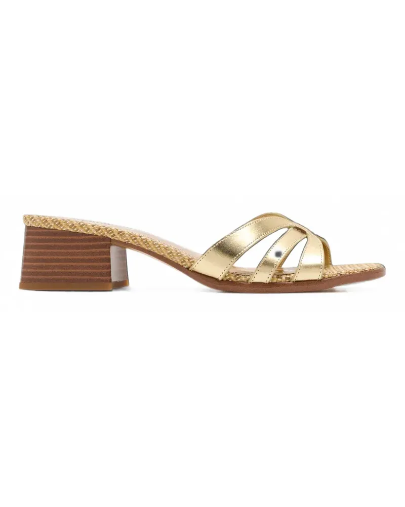 Sam Edelman Farrin leather sandals - Gold Gold