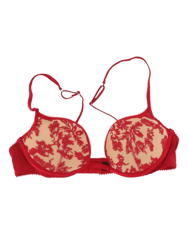 La Perla floral-lace bra - Rot Rot