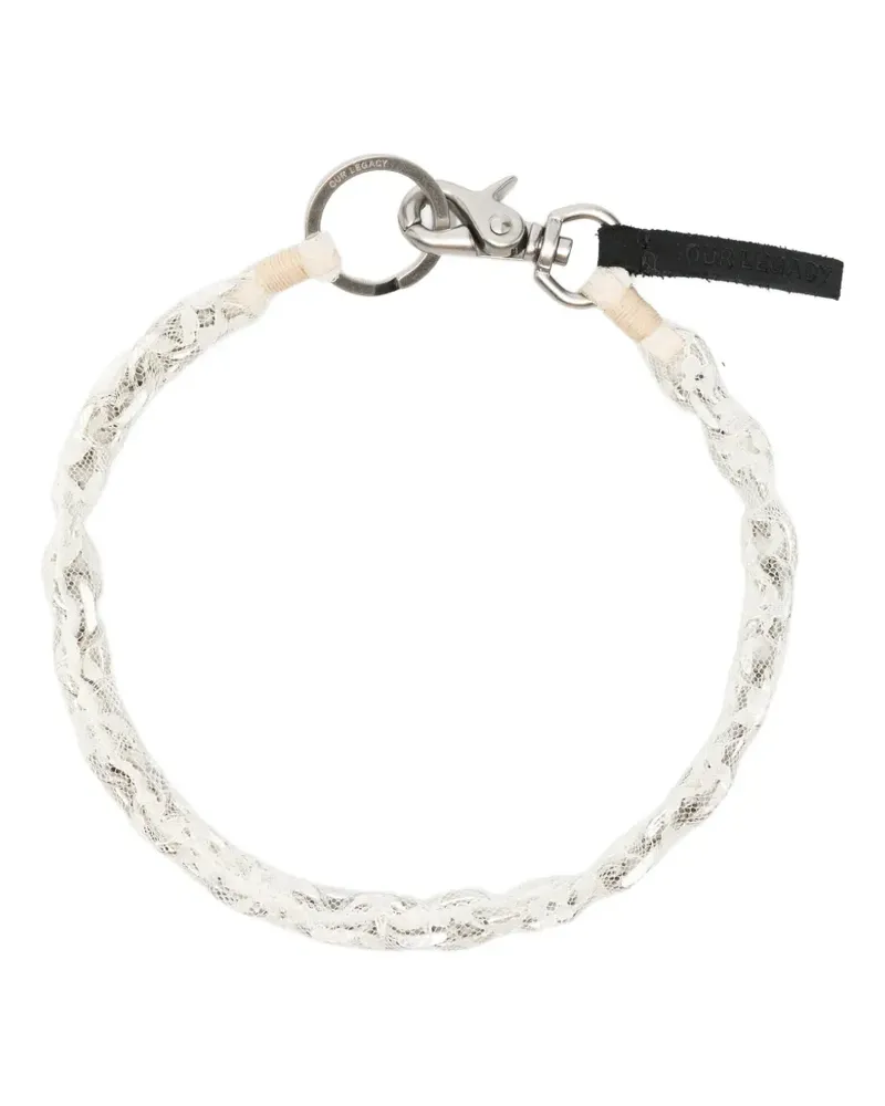 Our Legacy lace Ladon metal chain - Schwarz Schwarz