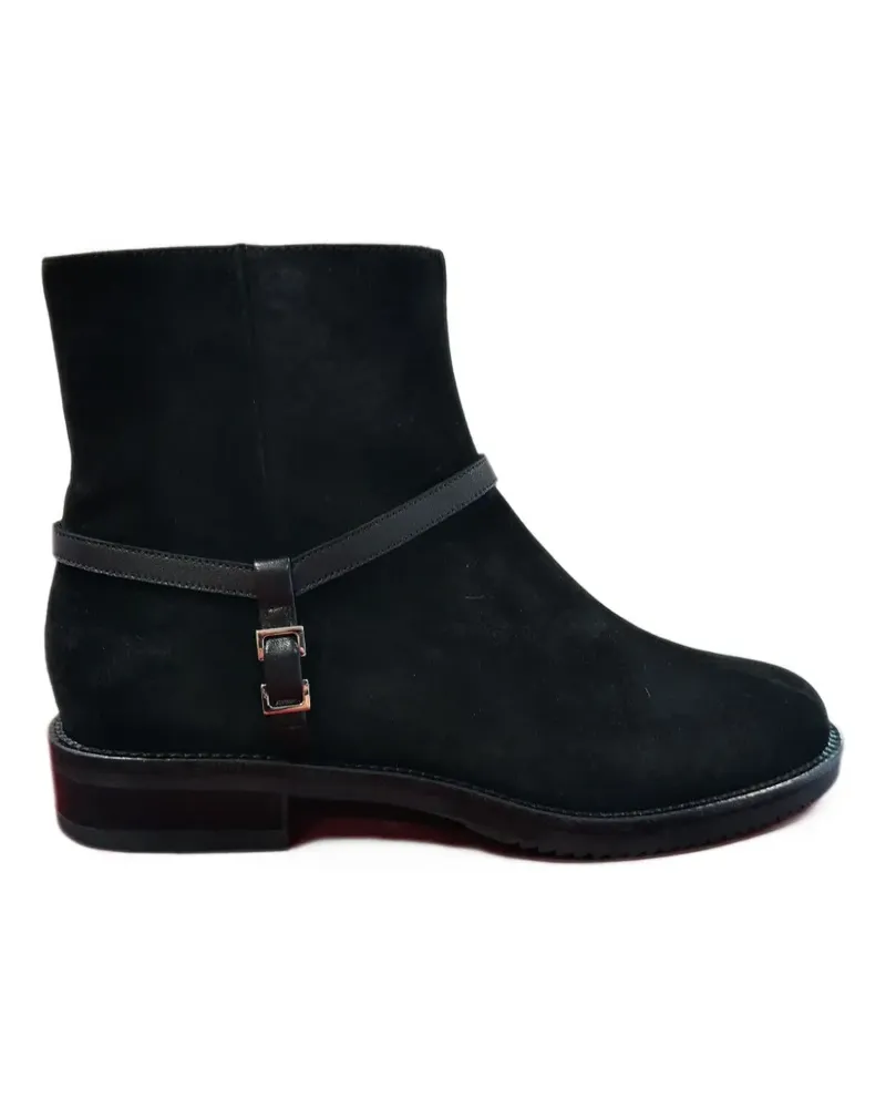 Sergio Rossi sr Mini Prince buckle-strap ankle boots - Schwarz Schwarz