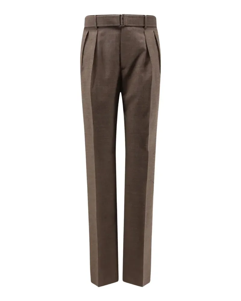 Tagliatore Nevil double-pleat tailored trousers - Braun Braun