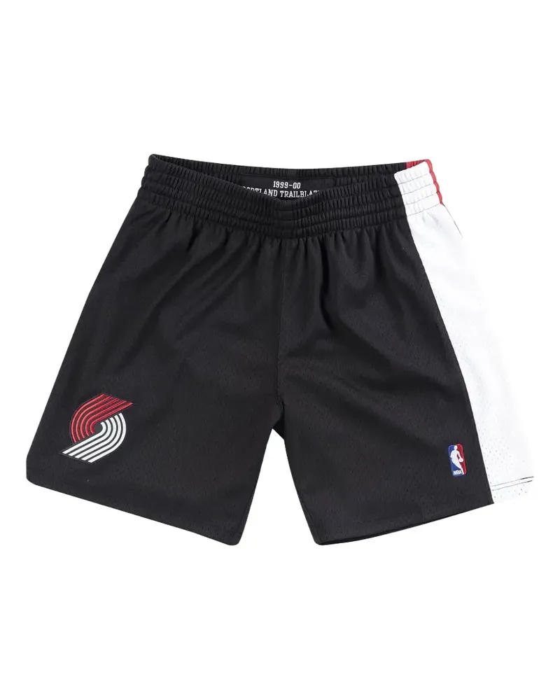 Mitchell & Ness Authentic Road Shorts - Schwarz Schwarz