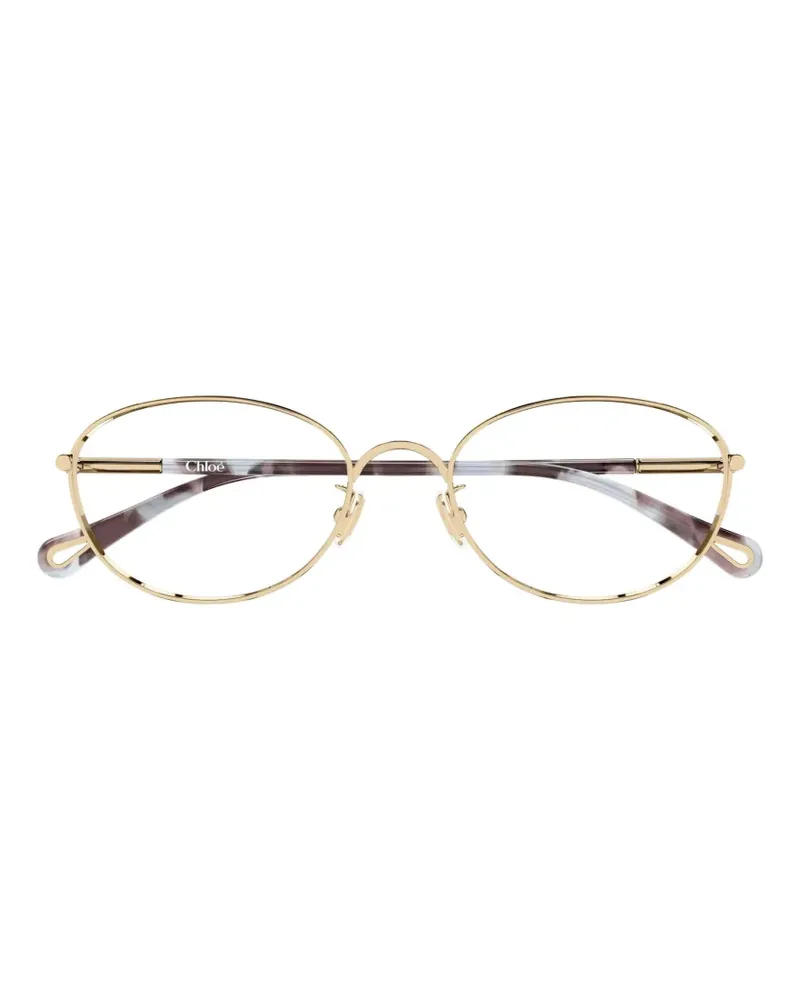 Chloé Brille mit ovalem Gestell - Gold Gold