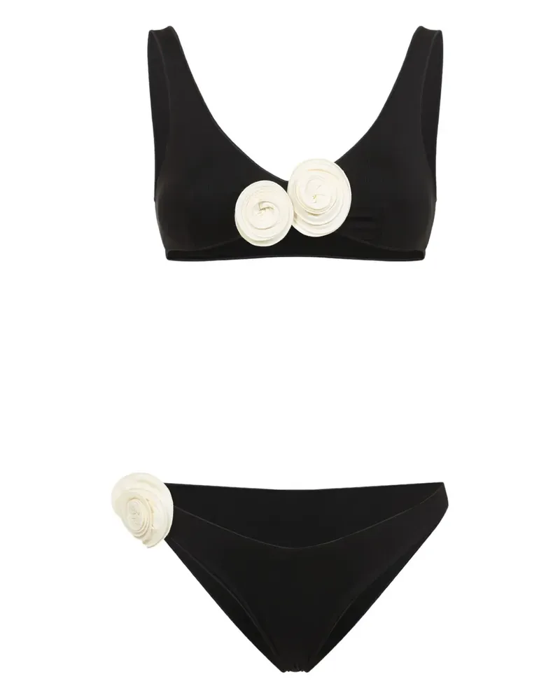La Reveche Nuha Bikini - Schwarz Schwarz