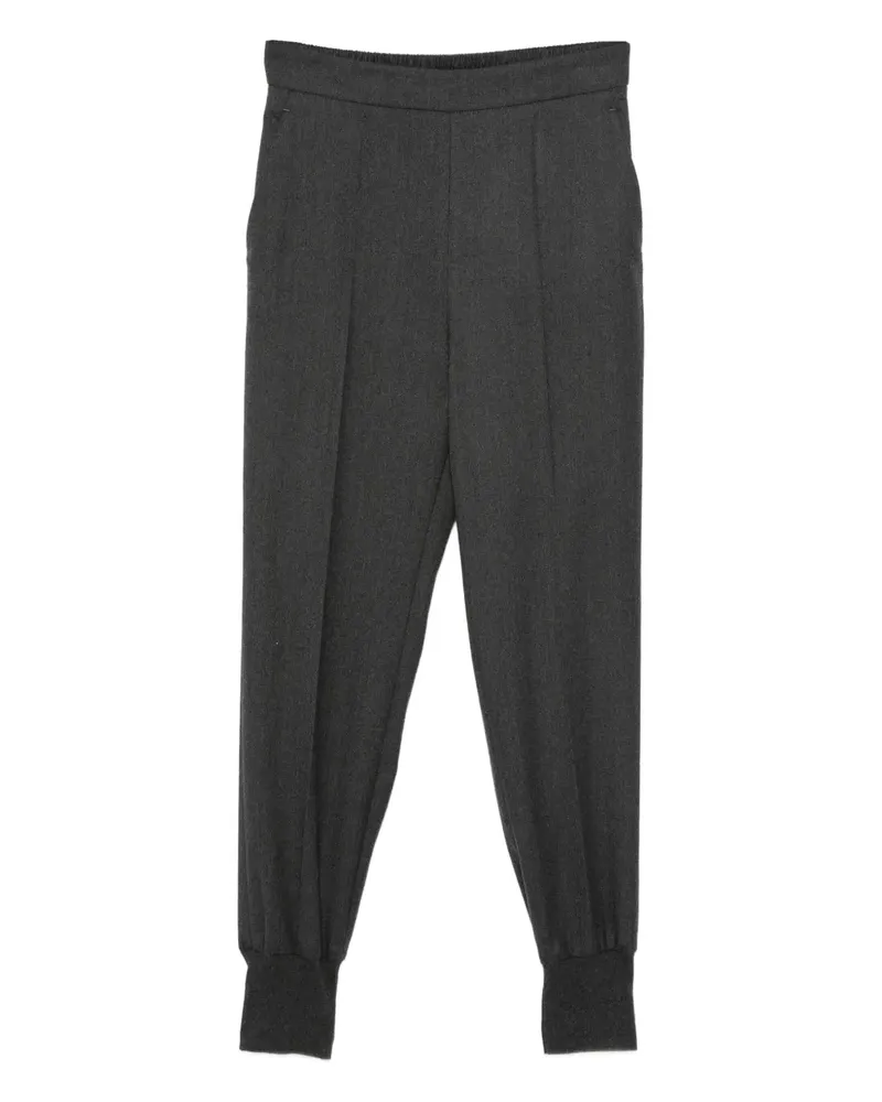 Stella McCartney Hose mit Stretchbund - Grau Grau