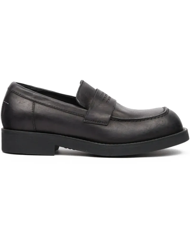 Maison Margiela Loafer mit runder Kappe - Schwarz Schwarz
